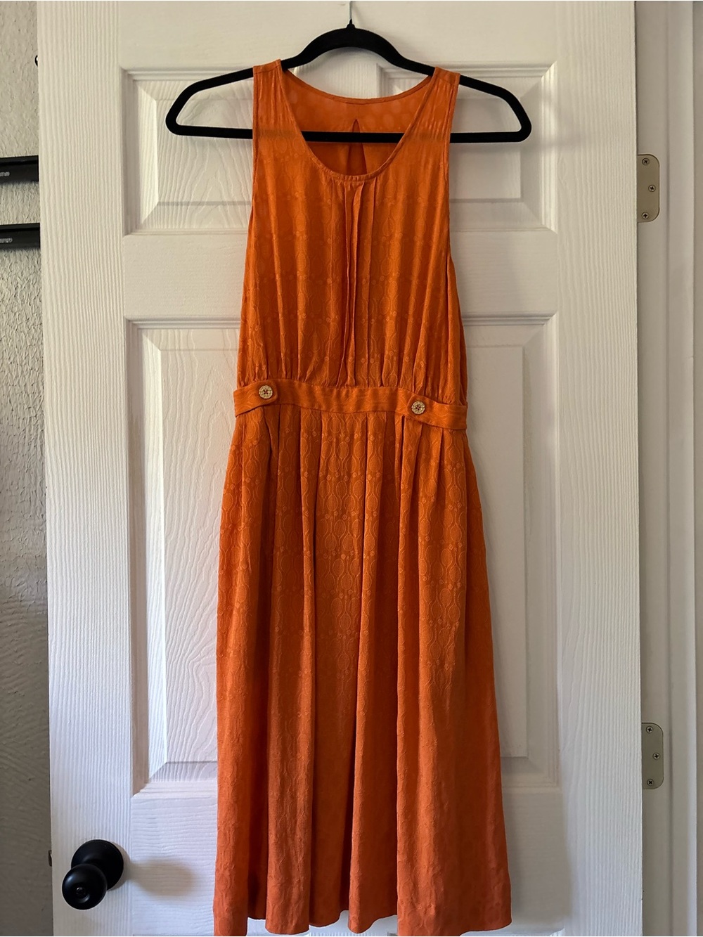 Anthropology Orange Tennis Dress